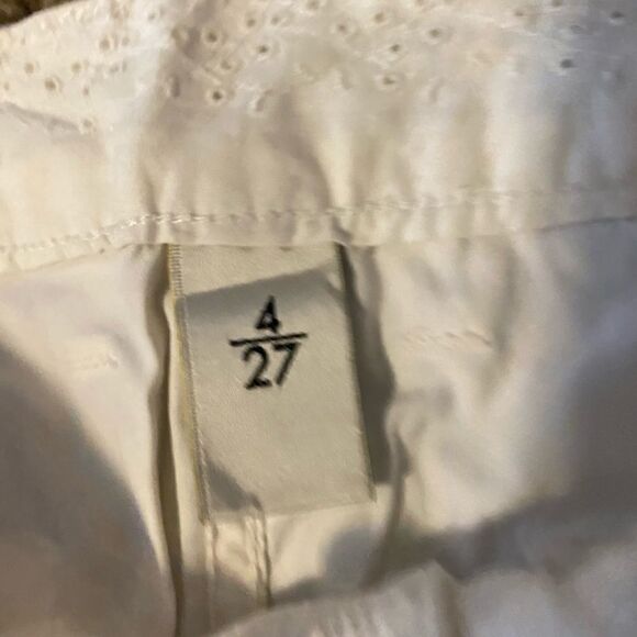 Lucky Brand capris white size 4/27 - Picture 3 of 3